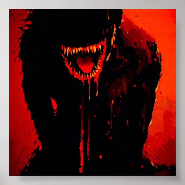SEETHING VENOM | Matt Paper Print Poster (Vorne)