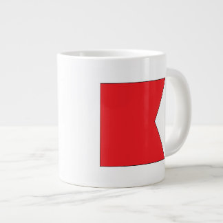Seetunnel-bohrwagenTasse des buchstabe-B Jumbo-Tasse