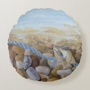 Seeufer Rundes Kissen