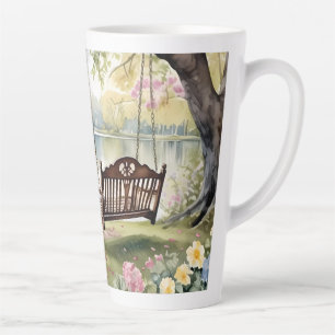 Seeufer Swing im Romantik Milchtasse