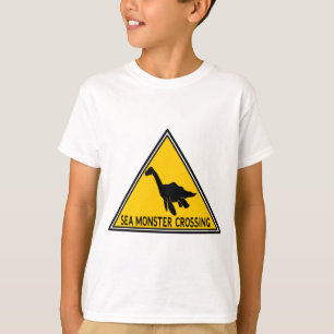 Seeungeheuer-Überfahrt-Logo T-Shirt