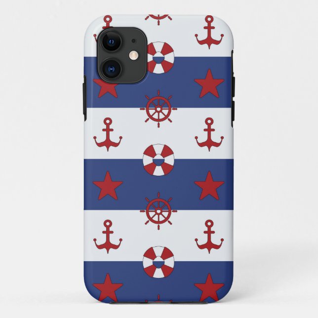 SeeUS Flagge-Muster Case-Mate iPhone Hülle (Rückseite)