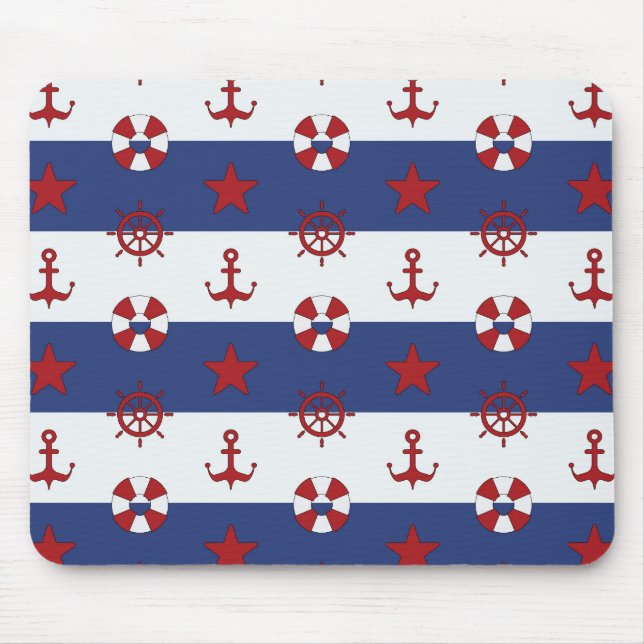 SeeUS Flagge-Muster Mousepad (Vorne)