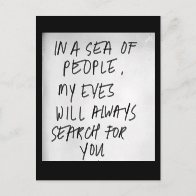 Seeverlust Postkarte (Vorderseite)