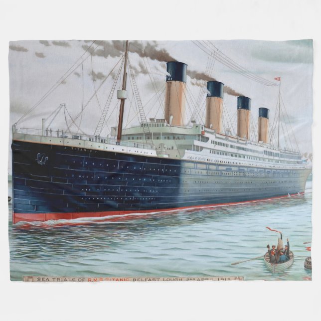 Seeversuche von Effektivwert titanisch Fleecedecke (Vorderseite (Horizontal))