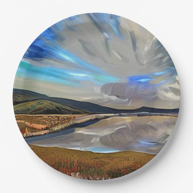 SEEVIEW PAPPTELLER (Vorderseite)