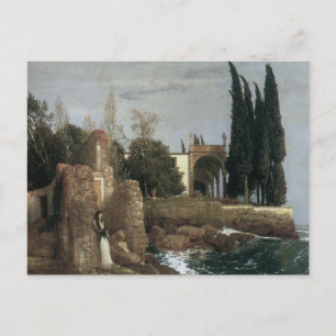 Seevilla, Arnold Bocklin 1878 Postkarte