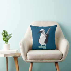 Seevogel Blaufußvogel Seevogel Kissen
