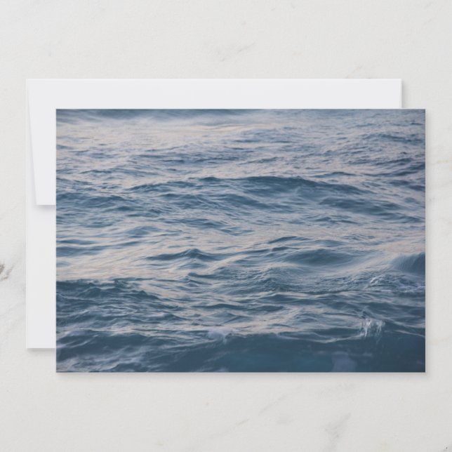 Seewasserdichte Save The Date (Vorderseite)