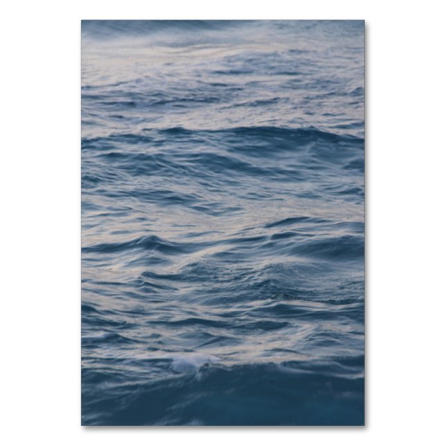 Seewasserdichte Tischnummer (Vorderseite)