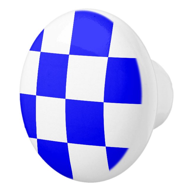 Seezeichen-Code-Flaggen-Buchstabe N November Keramikknauf (Rechts)