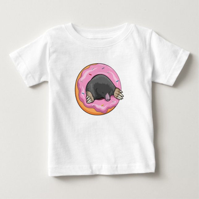 Seezunge mit Donut Baby T-shirt (Vorderseite)