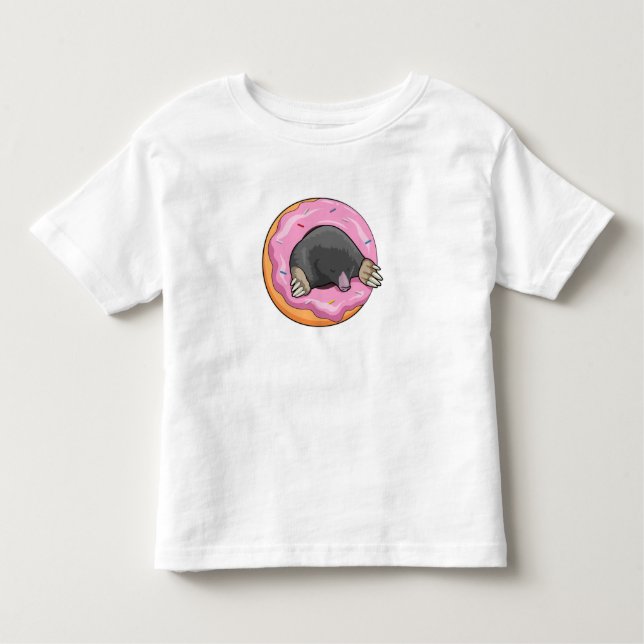 Seezunge mit Donut Kleinkind T-shirt (Vorderseite)