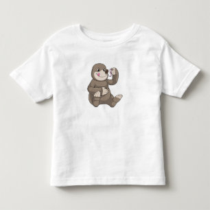 Seezunge mit Erdwurm Kleinkind T-shirt