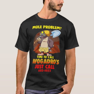 Seezunge Problem Chemie Avogadros Nummer Mole Day T-Shirt