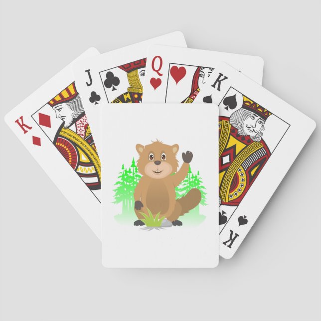 Seezunge Spielkarten (Rückseite)