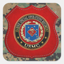 Seezungenregelung (MSOR) [3D] Quadratischer Aufkleber