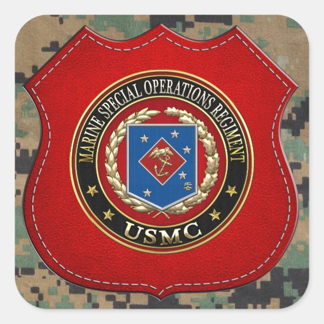 Seezungenregelung (MSOR) [3D] Quadratischer Aufkleber (Vorderseite)