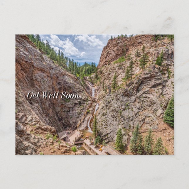 Sefall Colorado Get Well Postcard Postkarte (Vorderseite)