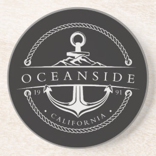 Segel Anchor Oceanside Kalifornien 1991 Getränkeuntersetzer