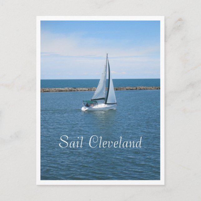 Segel Cleveland Postkarte (Vorderseite)