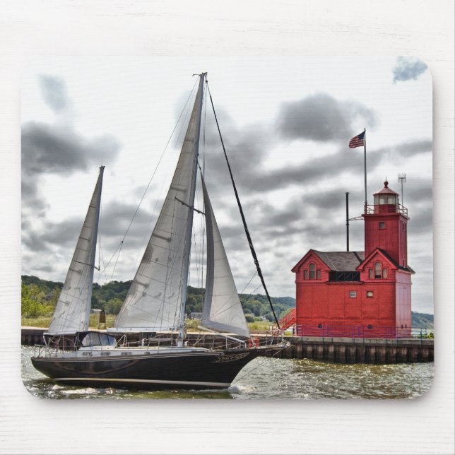 Segel hoch mousepad (Vorne)