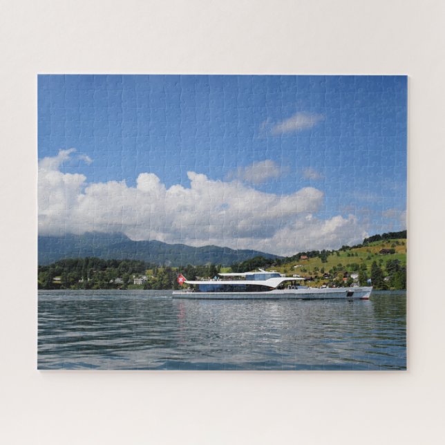 Segel Lake Lucerne Schweiz - 16x20 - 520 Stk. (Horizontal)