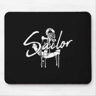 Segel Logo Symbol Quadratisches Segelboot Schiff K Mousepad