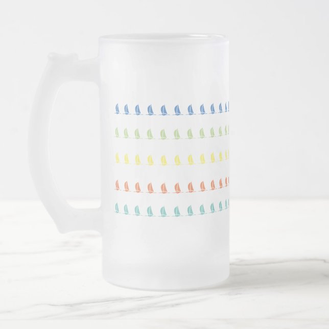 Segel Mattglas Bierglas (Links)