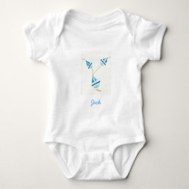 Segel mit mir davon baby strampler