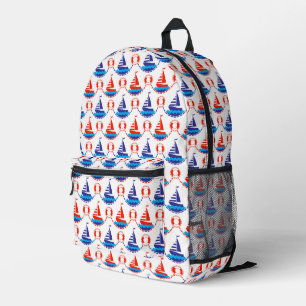 Segel-Muster Bedruckter Rucksack