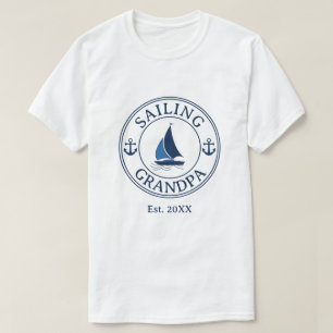 Segel-Opa Jahr Gegründet T-Shirt
