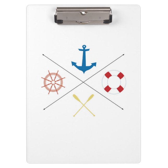 Segel-Segelboot Ore Clip Board Klemmbrett (Vorderseite)
