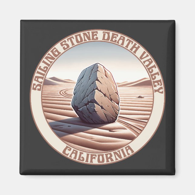 Segel Stone Death Valley Kalifornien Magnet (Vorne)