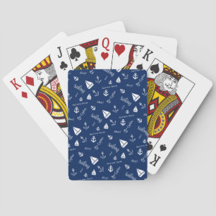 Segel-Thema Spielkarten Geschenkidee