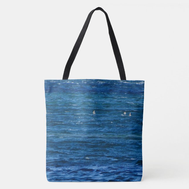 Segel über der Bucht auf einem Tasche (Vorderseite)