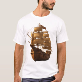 Segel- und Anchor-T - Shirt - Die Reise des Lebens