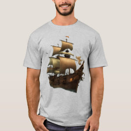 Segel- und Anchor-T - Shirt - Die Reise des Lebens