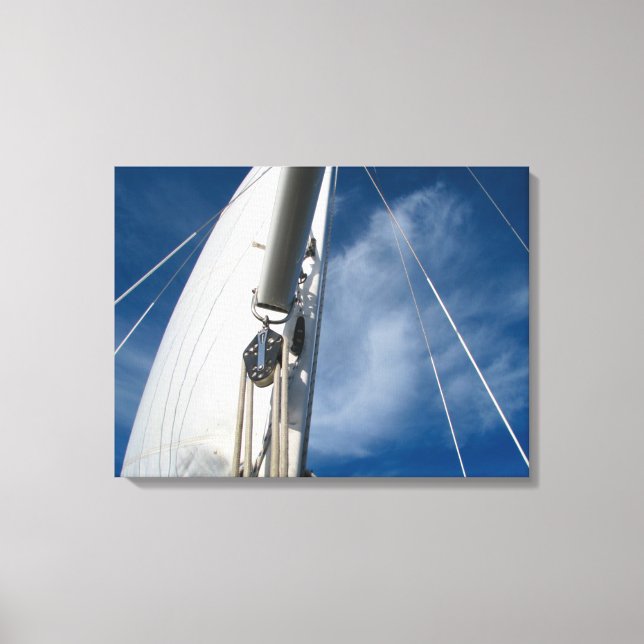 Segel und Rigging Leinwanddruck (Vorderseite)