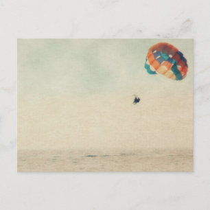 Segel weg auf einer Traum-Postkarte Postkarte