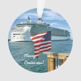 Segel-Weg fröhliches Cruisemas Ornament
