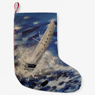 Segelart Strumpf Kleiner Weihnachtsstrumpf