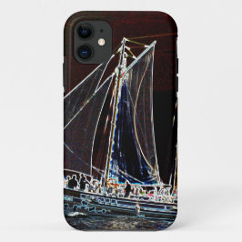 Segelboot - Abstraktes Foto iPhone 11 Hülle