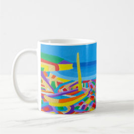 Segelboot am Meer Kaffeetasse