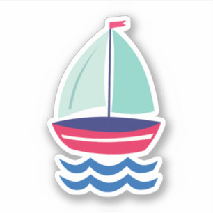Segelboot Aufkleber