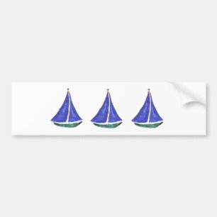 Segelboot-Autoaufkleber Autoaufkleber