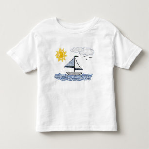 Segelboot C Kleinkind T-shirt