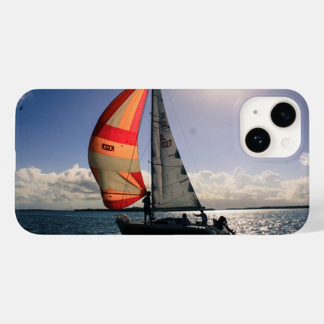 Segelboot Case-Mate iPhone 14 Hülle (Rückseite (Horizontal))