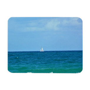 Segelboot, Fort Lauderdale, Florida Magnet
