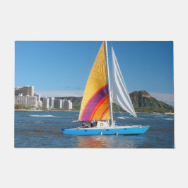 Segelboot Fußmatte